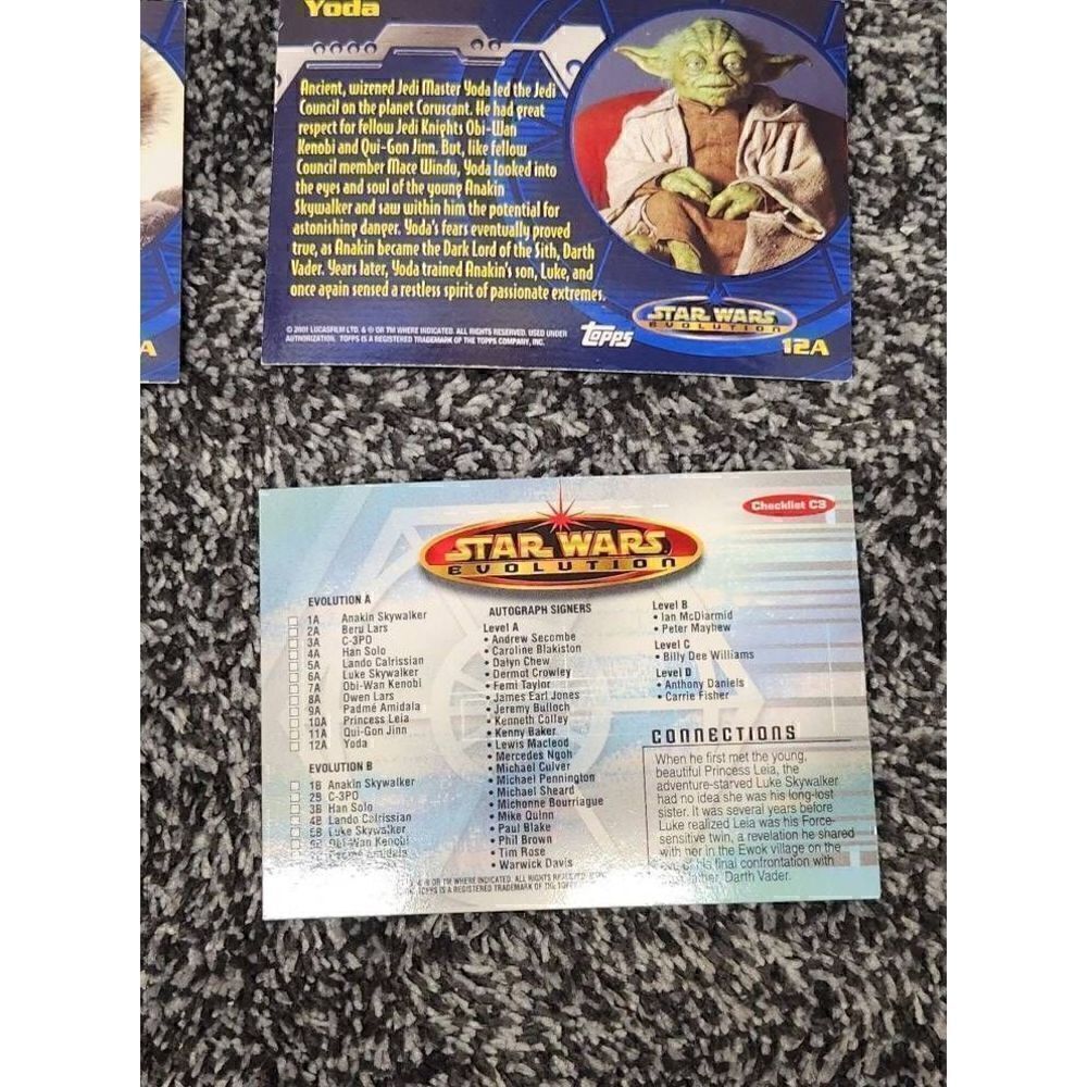 2001 Topps Star Wars: Evolution Trading Cards QTY:10 - Picture 9 of 9